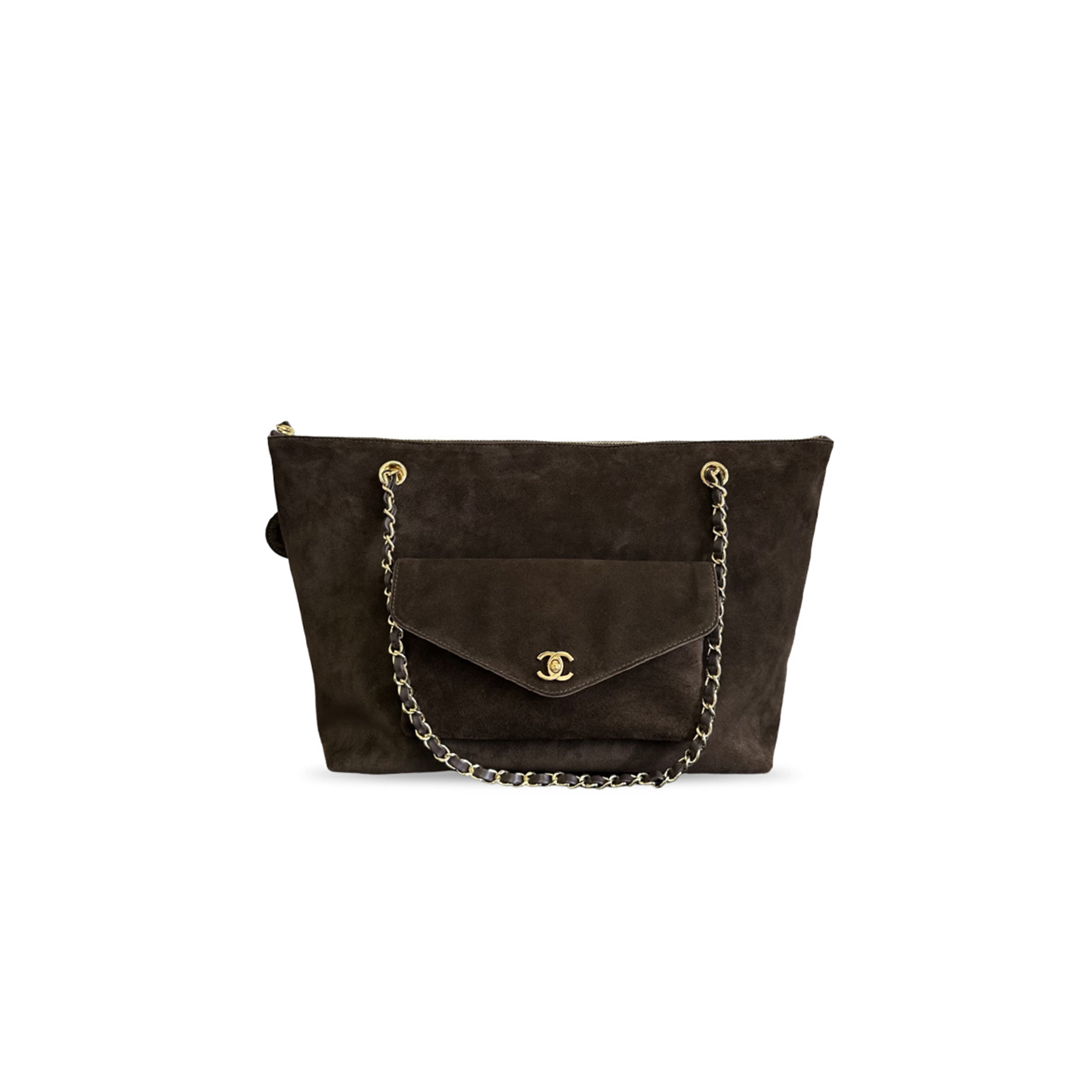 CHANEL SUEDE TOTE BAG AS6483 (35*22*11cm)